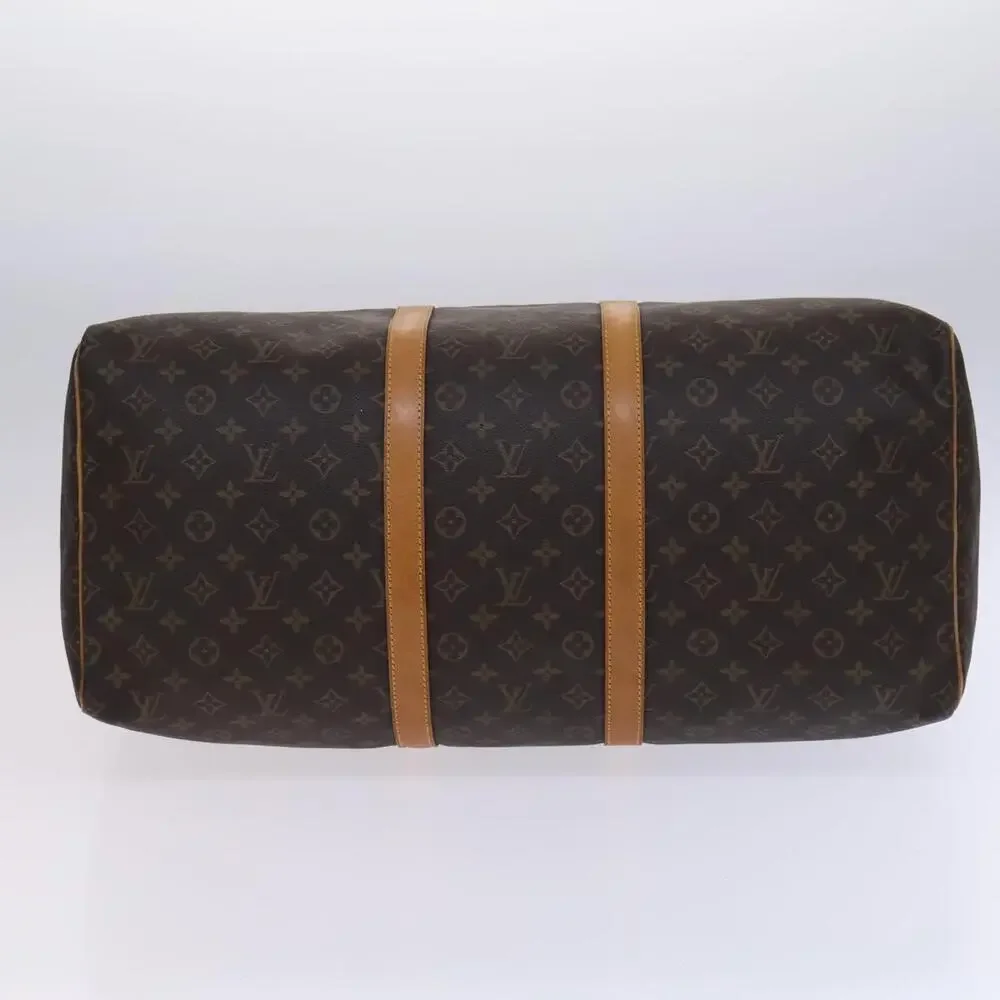 LOUIS VUITTON Monogram Keepall 55 Boston Bag M41424